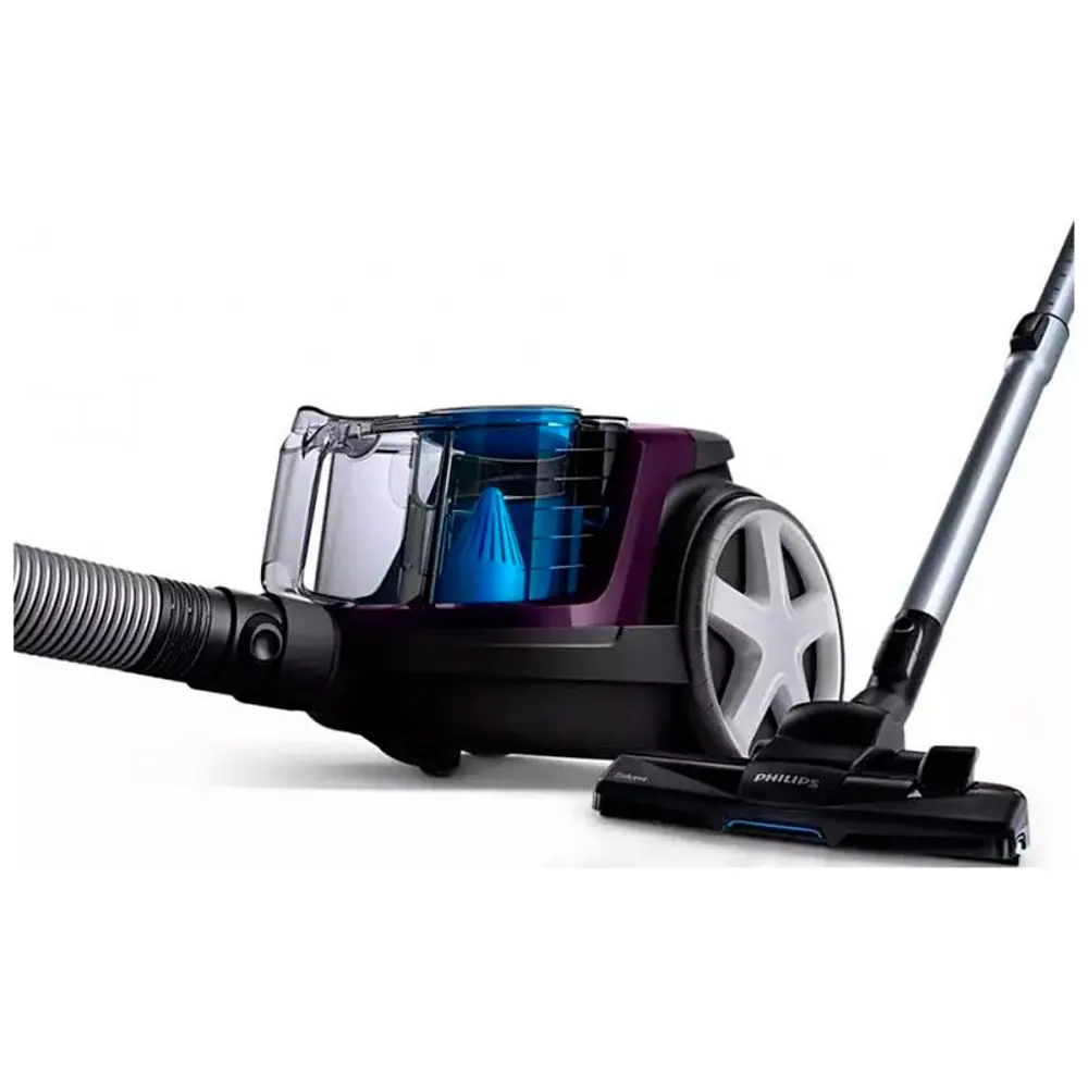Фото 4 Пылесос с контейнером Philips Fc9333/09 violet 900 Вт 1.5 л цвет черный фиолетовый Фото 4 Пылесос с контейнером Philips Fc9333/09 violet 900 Вт 1.5 л цвет черный фиолетовый
