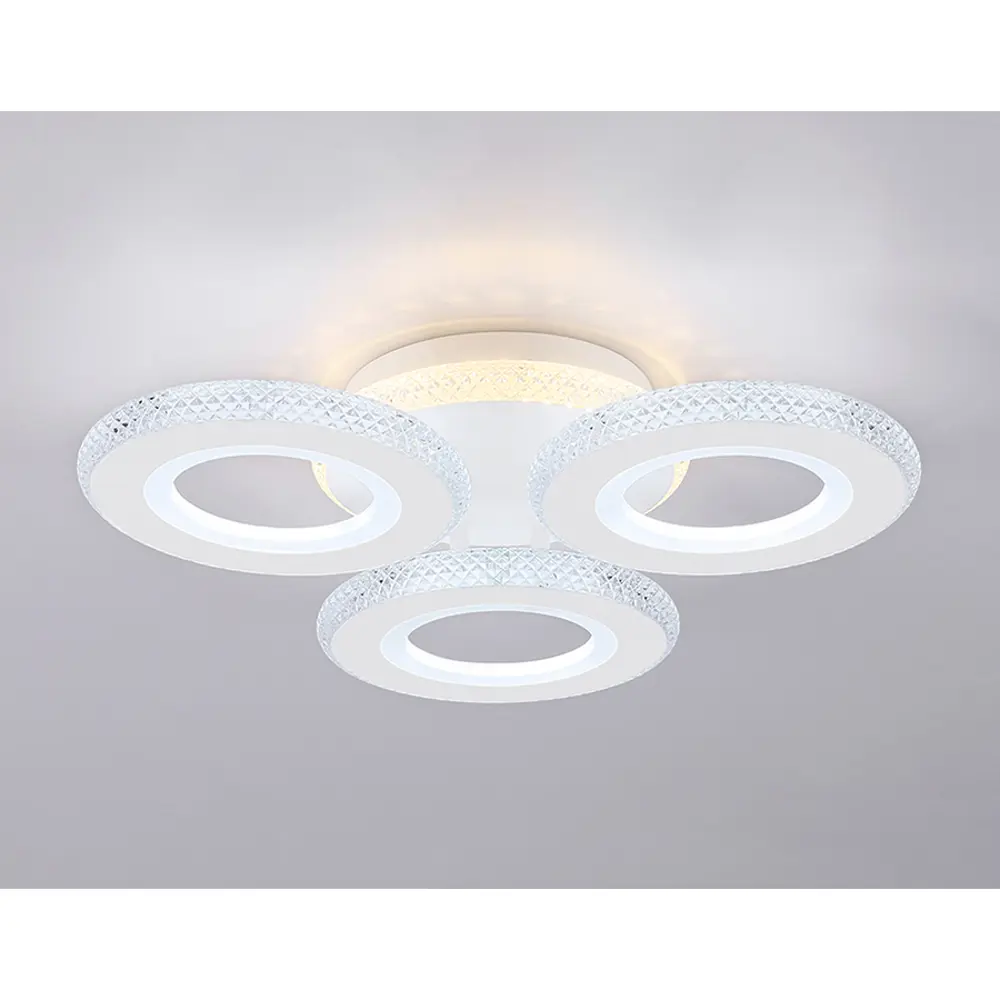 Фото 5 Люстра потолочная светодиодная Ambrella light Fa8866 с пультом управления 8 м² нейтральный белый свет цвет белый Фото 5 Люстра потолочная светодиодная Ambrella light Fa8866 с пультом управления 8 м² нейтральный белый свет цвет белый