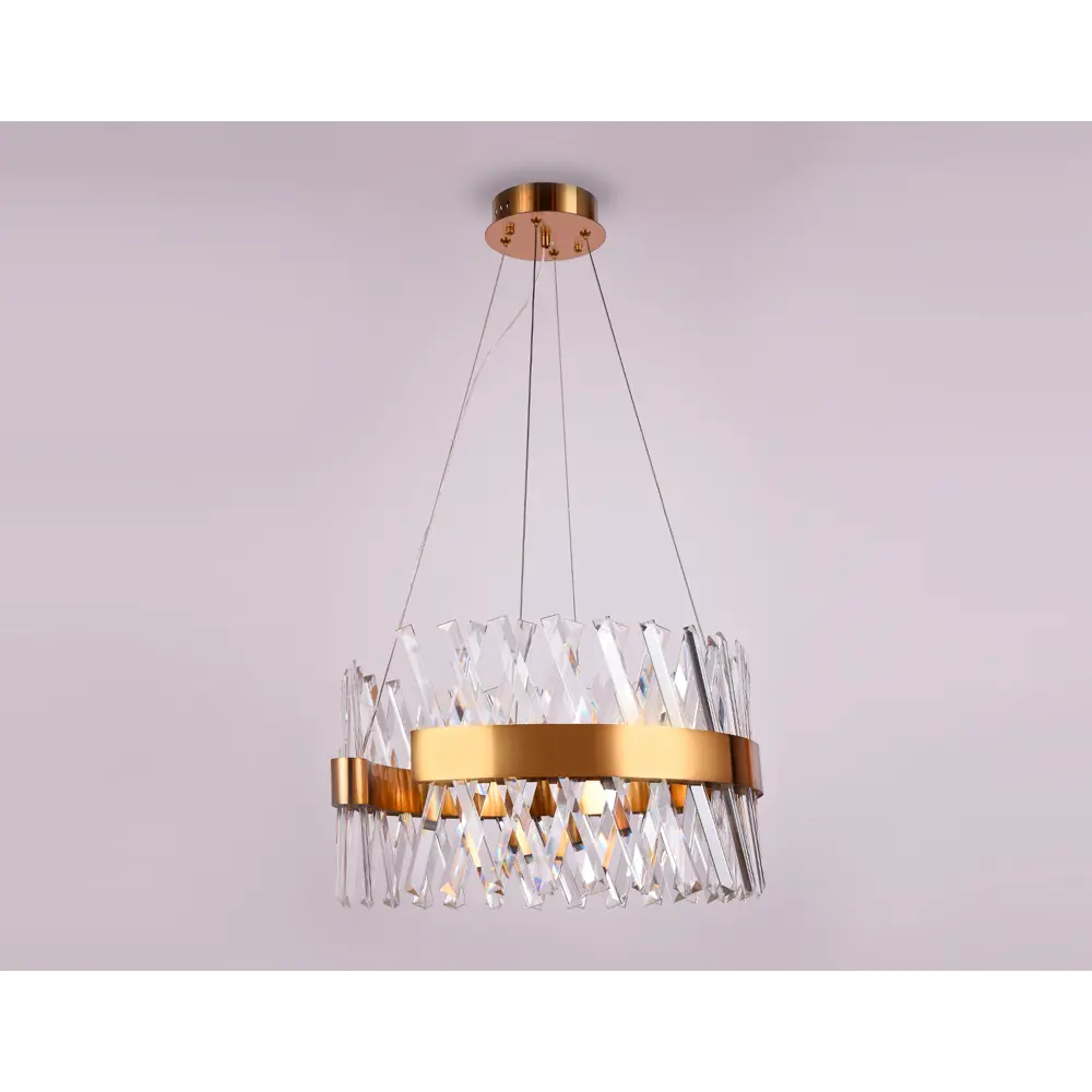 Фото 8 Светильник подвесной светодиодный Ambrella Light Traditional Ambr_tr5309 12 м² нейтральный белый свет цвет золото Фото 8 Светильник подвесной светодиодный Ambrella Light Traditional Ambr_tr5309 12 м² нейтральный белый свет цвет золото