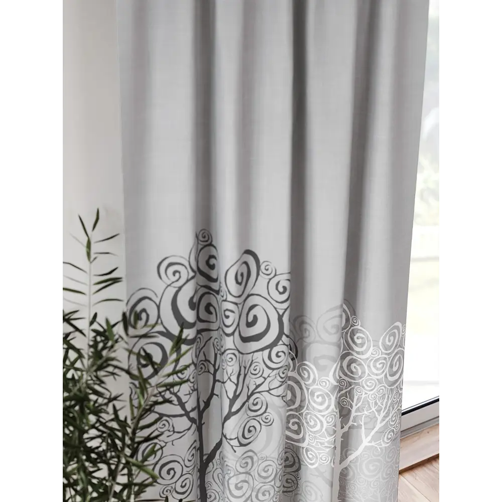 Фото 4 Штора блэкаут на шторной ленте Comfy Way Флонтос - 14 CW594014-260, 260x150 см, цвет серый Фото 4 Штора блэкаут на шторной ленте Comfy Way Флонтос - 14 CW594014-260, 260x150 см, цвет серый