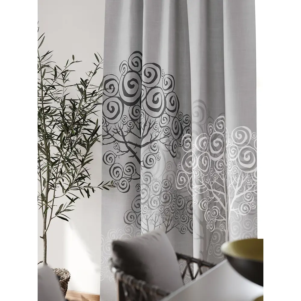 Фото 3 Штора блэкаут на шторной ленте Comfy Way Флонтос - 14 CW594014-260, 260x150 см, цвет серый Фото 3 Штора блэкаут на шторной ленте Comfy Way Флонтос - 14 CW594014-260, 260x150 см, цвет серый