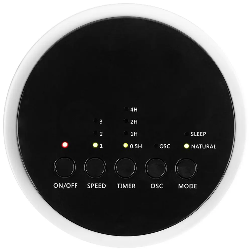 Фото 3 Вентилятор колонный Energy EN-1664 Tower 50 Вт D24 см с таймером и пультом управления цвет белый