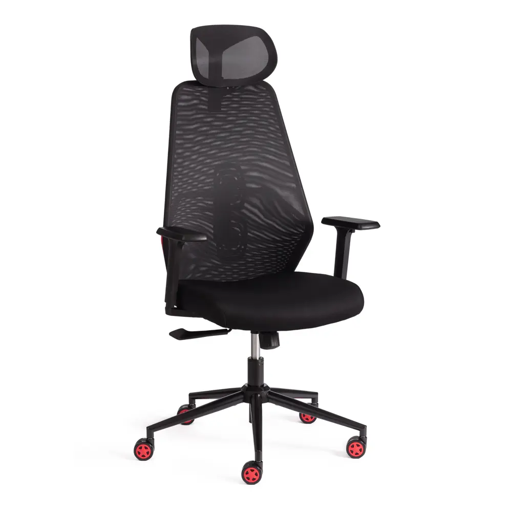Фото Офисное кресло Tetchair Matrix 50x123x50 см ткань цвет красный, черный Фото Офисное кресло Tetchair Matrix 50x123x50 см ткань цвет красный, черный