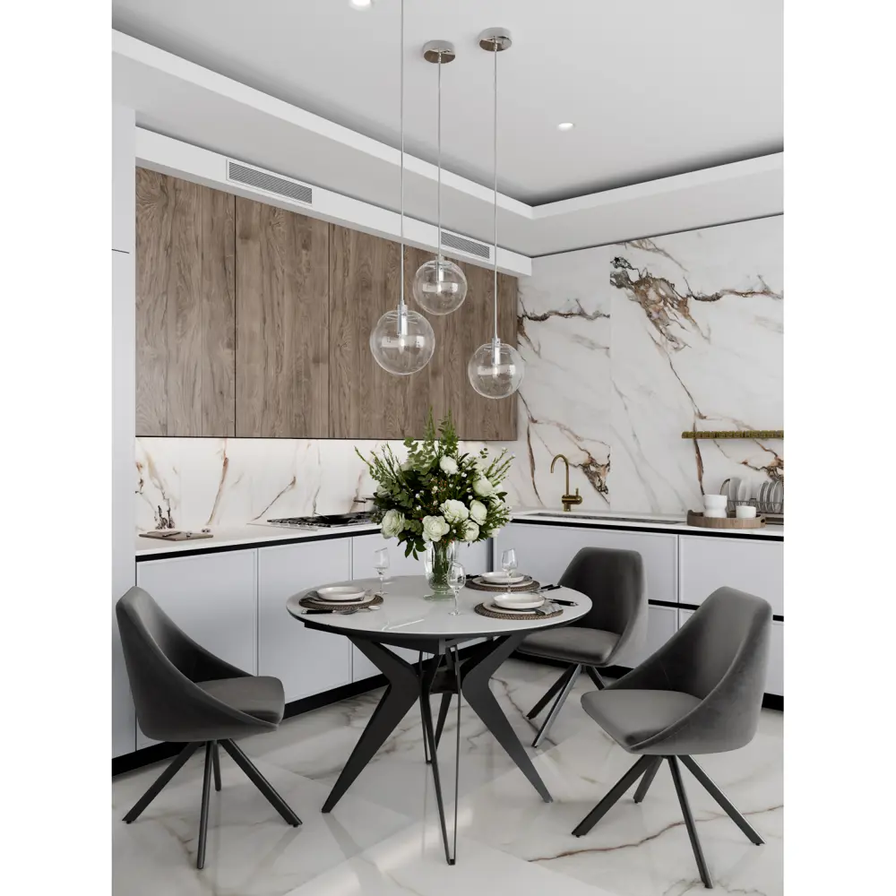 Фото 2 Стул Woodville Окленд крутящийся 40x83x55 см Велюр цвет черный/горчичный Фото 2 Стул Woodville Окленд крутящийся 40x83x55 см Велюр цвет черный/горчичный