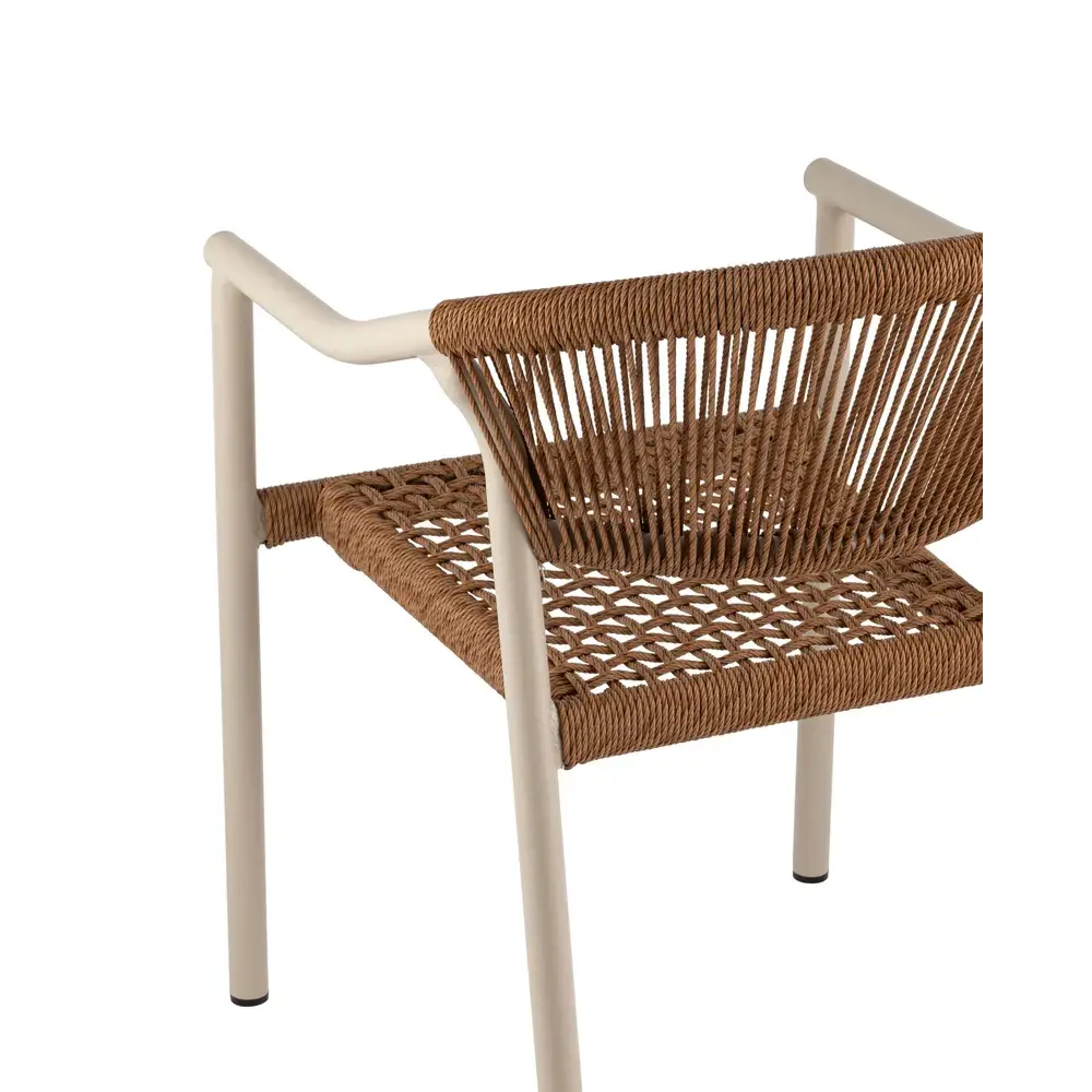 Фото 6 Кухонный стул Стул груп Syna AD642156-2 br+offwh BOX4 39x78x60 см пластик цвет коричневый, бежевый Фото 6 Кухонный стул Стул груп Syna AD642156-2 br+offwh BOX4 39x78x60 см пластик цвет коричневый, бежевый