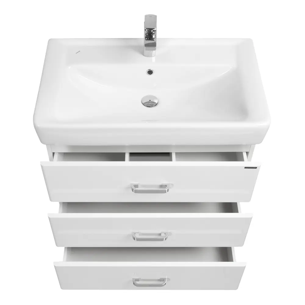 Фото 5 Тумба под раковину напольная Aquaton 1A169001AM010 67см цвет белый Фото 5 Тумба под раковину напольная Aquaton 1A169001AM010 67см цвет белый