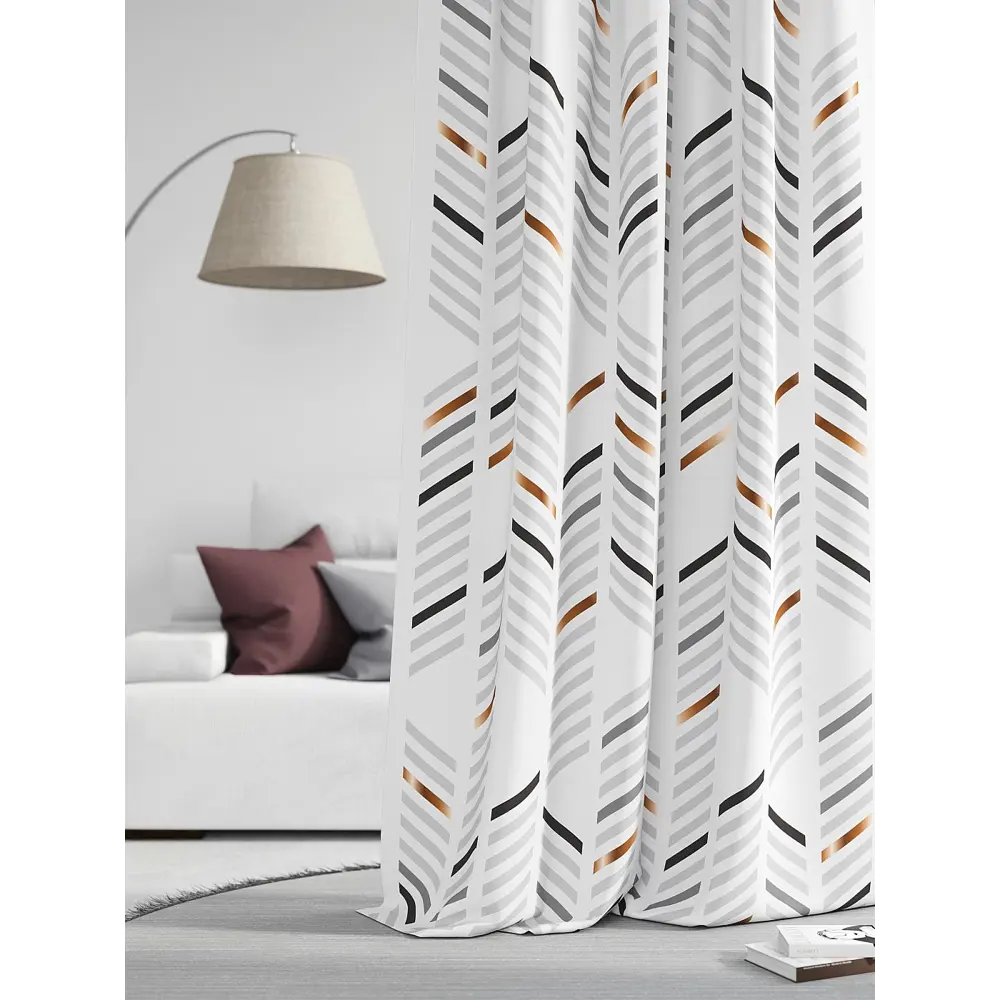 Фото 3 Штора на шторной ленте Comfy Way Нилсти - 60 CW593060-260, 260x150 см, цвет белый