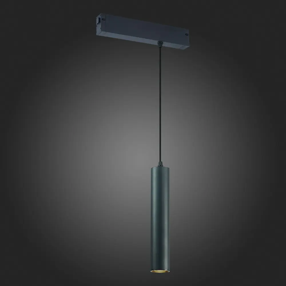 Фото 3 Трековый светильник подвесной под лампу Gu10 St luce St507.403.01 однофазный 3 м² цвет черный