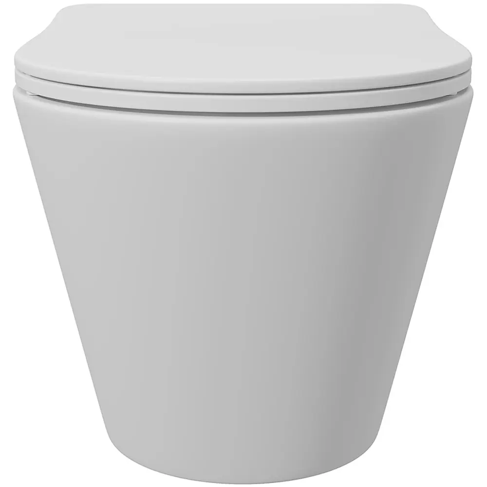 Фото 9 Инсталляция GROHE Solido 3 в 1 с клавишей смыва Even фантомный черный (38811KF0) и унитаз 525*360 Soft-Close белый матовый конус Фото 9 Инсталляция GROHE Solido 3 в 1 с клавишей смыва Even фантомный черный (38811KF0) и унитаз 525*360 Soft-Close белый матовый конус