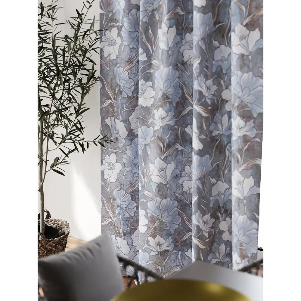 Фото 5 Штора блэкаут на шторной ленте Comfy Way Флонтос - 33 CW594033-260, 260x150 см, цвет синий Фото 5 Штора блэкаут на шторной ленте Comfy Way Флонтос - 33 CW594033-260, 260x150 см, цвет синий