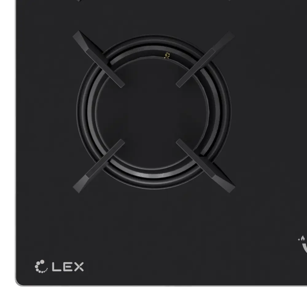 Фото 5 Газовая варочная панель Lex GVG 643A BBL 658199 60 см 4 конфорки цвет черный Фото 5 Газовая варочная панель Lex GVG 643A BBL 658199 60 см 4 конфорки цвет черный