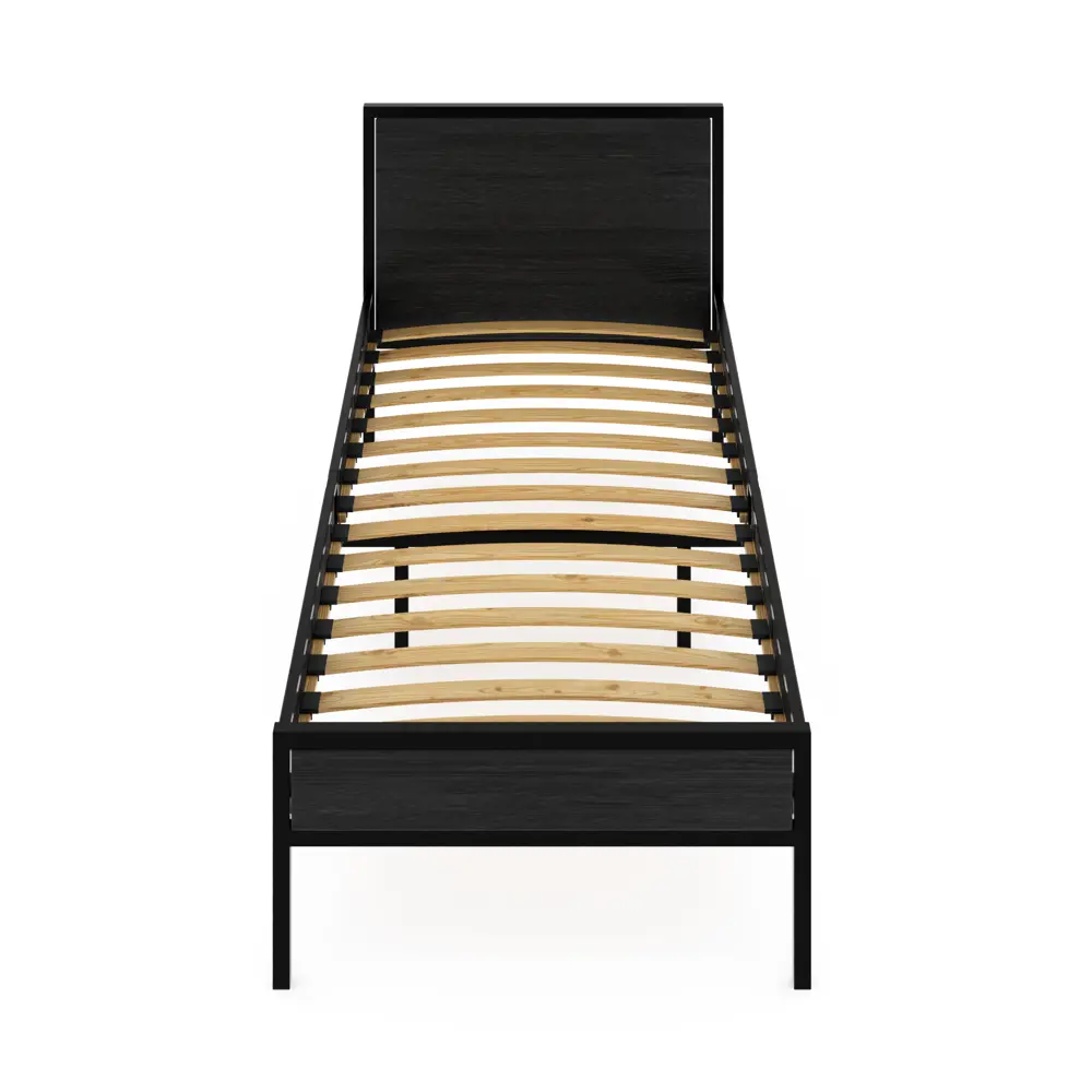 Фото 2 Кровать Solarius kr80loft-onix-black-orto 85 x 90 x 206 см сосна цвет черный оникс;черный Фото 2 Кровать Solarius kr80loft-onix-black-orto 85 x 90 x 206 см сосна цвет черный оникс;черный