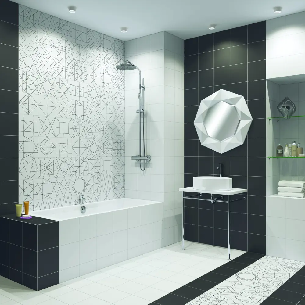 Фото 3 Керамогранит Geotiles Geomix 78796837 22.3x22.3см цвет blanco Фото 3 Керамогранит Geotiles Geomix 78796837 22.3x22.3см цвет blanco