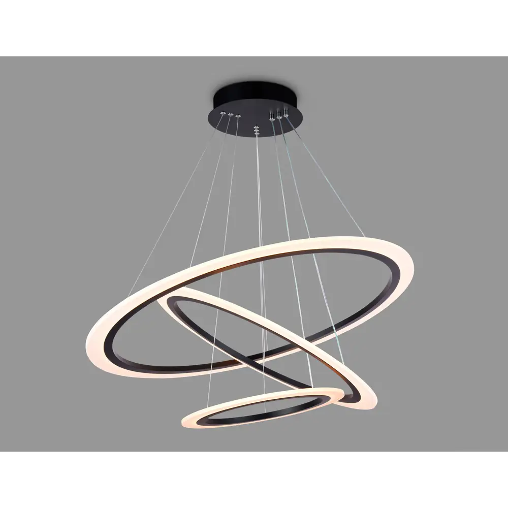 Фото 3 Светильник подвесной светодиодный Ambrella Light Acrylica с пультом управления 20 м² нейтральный белый свет цвет черный Фото 3 Светильник подвесной светодиодный Ambrella Light Acrylica с пультом управления 20 м² нейтральный белый свет цвет черный