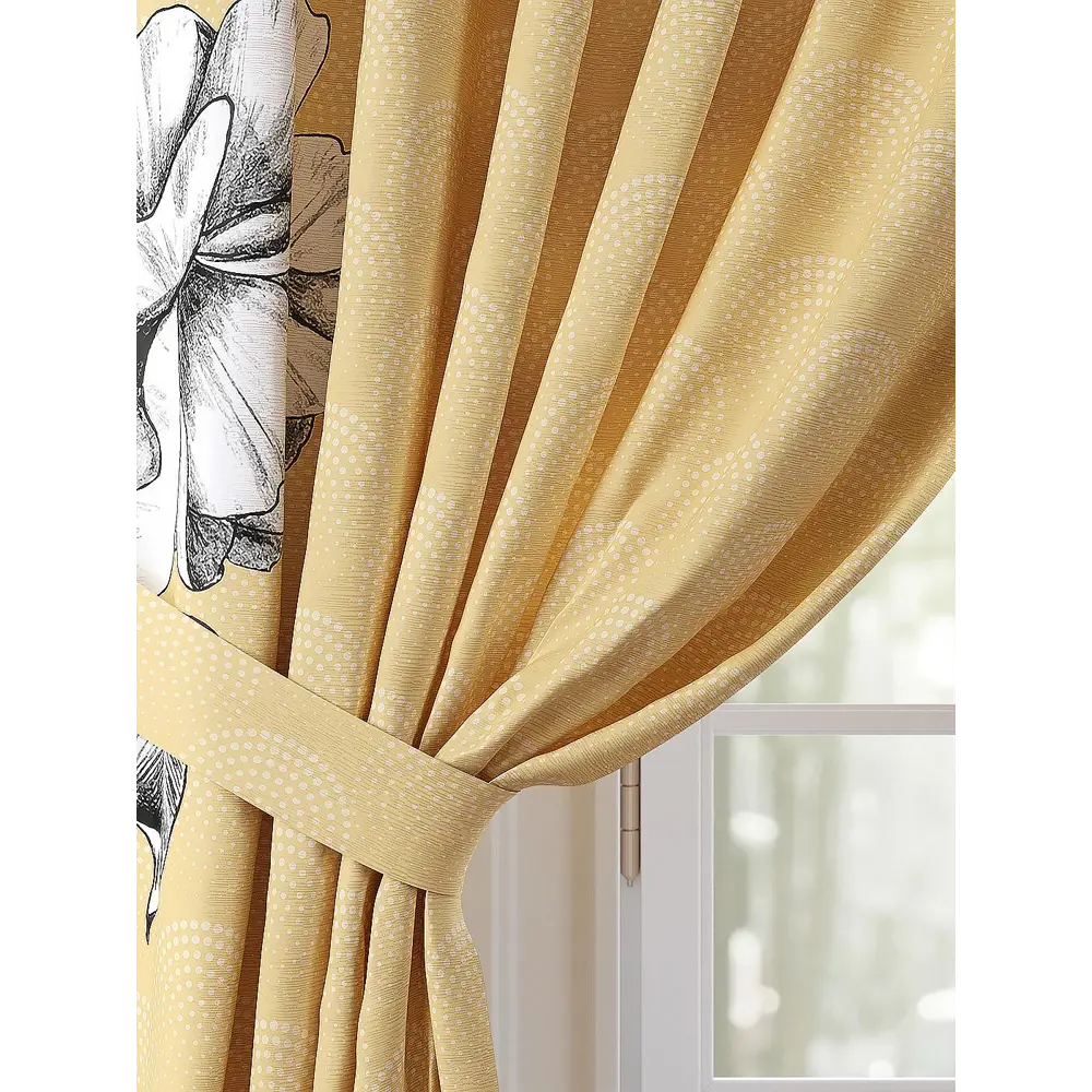 Фото 3 Комплект штор Comfy Way Лорикот TD-958493 на шторной ленте, 260x150 см, цвет разноцветный Фото 3 Комплект штор Comfy Way Лорикот TD-958493 на шторной ленте, 260x150 см, цвет разноцветный