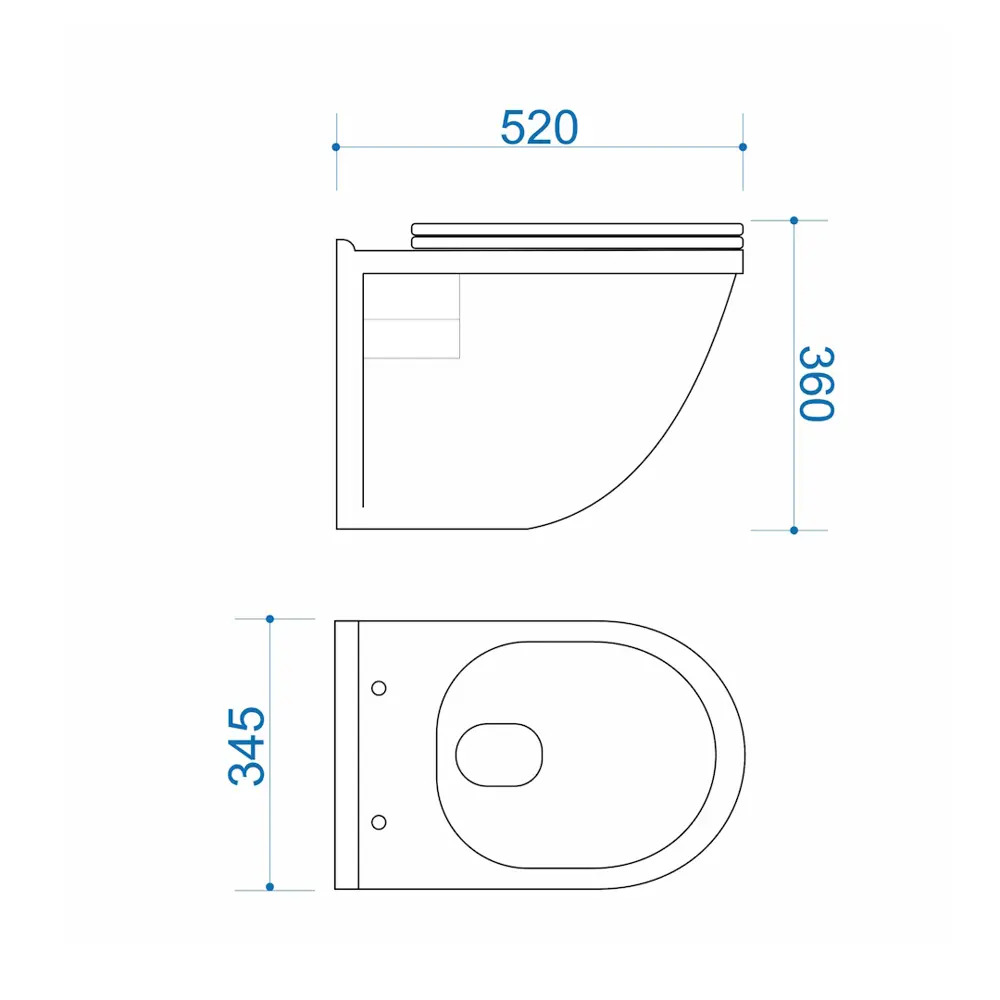 Фото 13 Комплект Teymi F00319: Инсталляция Aina 52, клавиша смыва Aina хром, унитаз Vitra Фото 13 Комплект Teymi F00319: Инсталляция Aina 52, клавиша смыва Aina хром, унитаз Vitra