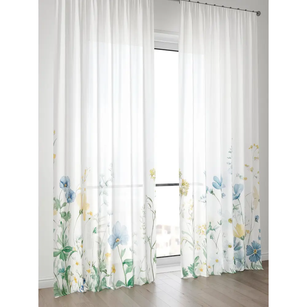 Фото 2 Тюль Comfy Way Алоуна - 143 CW580143-240 150x240 см на шторной ленте цвет белый 2 шт Фото 2 Тюль Comfy Way Алоуна - 143 CW580143-240 150x240 см на шторной ленте цвет белый 2 шт