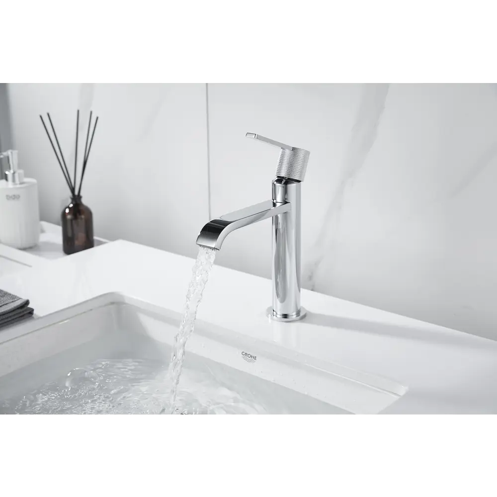 Фото 2 Смеситель для раковины Maxonor pure life Pl1084 однорычажный цвет хромированный, хром Фото 2 Смеситель для раковины Maxonor pure life Pl1084 однорычажный цвет хромированный, хром
