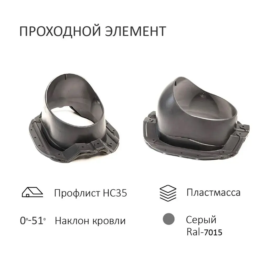 Фото 3 Турбодефлектор Polivent TD160 утепленный Н500 для кровельного профнастила 35 мм цвет серый Фото 3 Турбодефлектор Polivent TD160 утепленный Н500 для кровельного профнастила 35 мм цвет серый