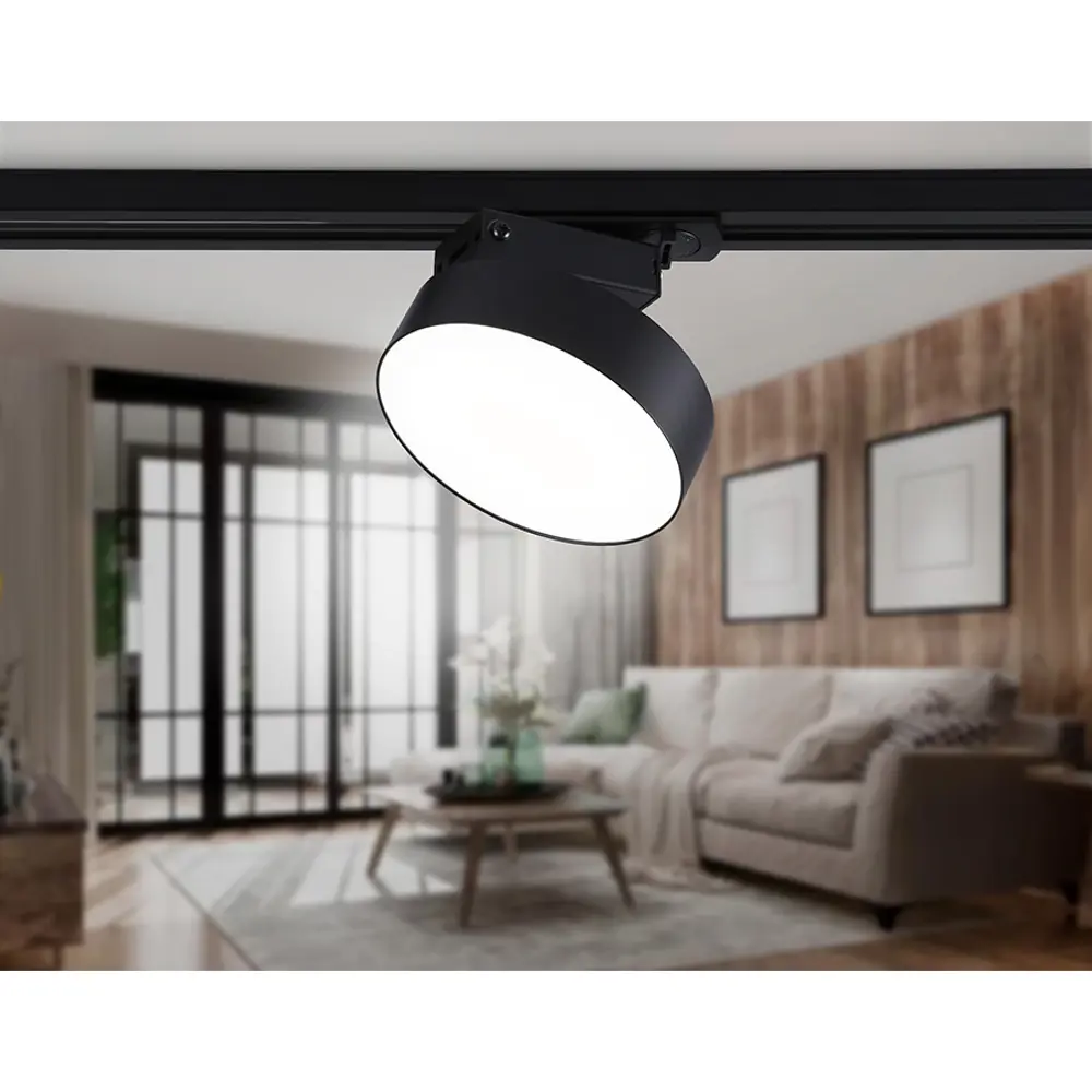Фото 14 Трековый светильник спот светодиодный Ambrella light Gl6842 15 Вт 2 м² цвет черный Фото 14 Трековый светильник спот светодиодный Ambrella light Gl6842 15 Вт 2 м² цвет черный