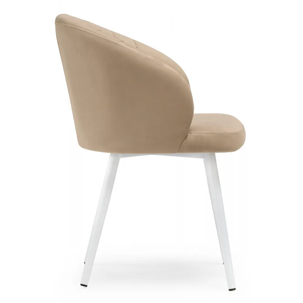 Фото 3 Стул Woodville 462398 47x76x50 см велюр цвет латте Фото 3 Стул Woodville 462398 47x76x50 см велюр цвет латте