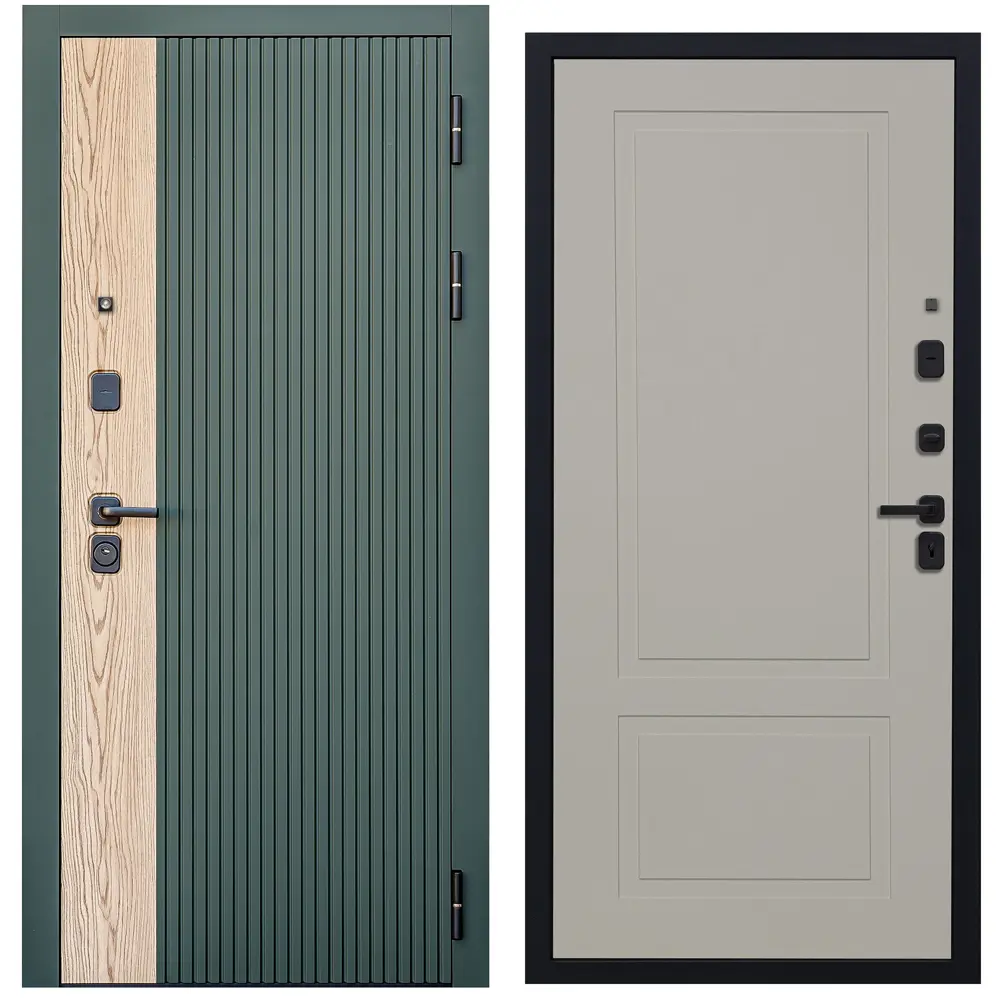 Фото Входная дверь Diva 74 правый 205x86см цвет дуб натуральный/алива софт/софт шампань н7 Фото Входная дверь Diva 74 правый 205x86см цвет дуб натуральный/алива софт/софт шампань н7