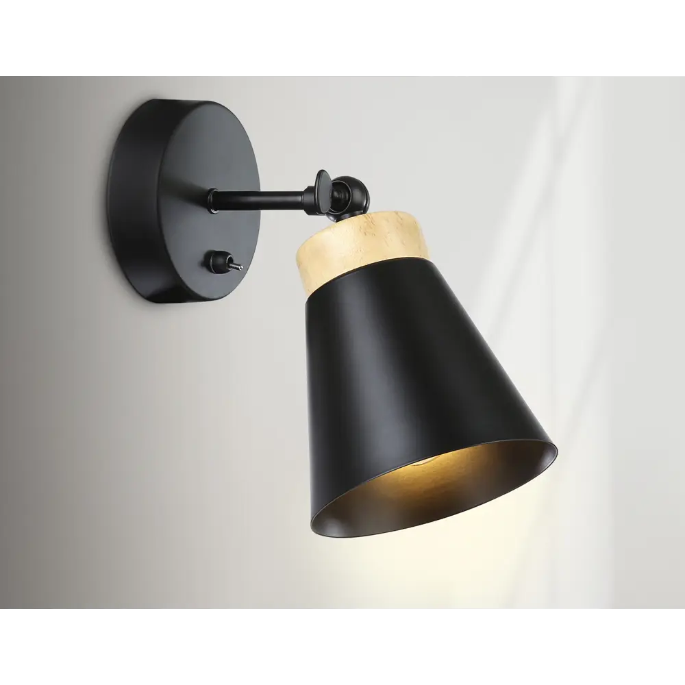 Фото Спот поворотный AMBRELLA LIGHT TR8214 TRADITIONAL 1 лампа 2 м² цвет черный Фото Спот поворотный AMBRELLA LIGHT TR8214 TRADITIONAL 1 лампа 2 м² цвет черный