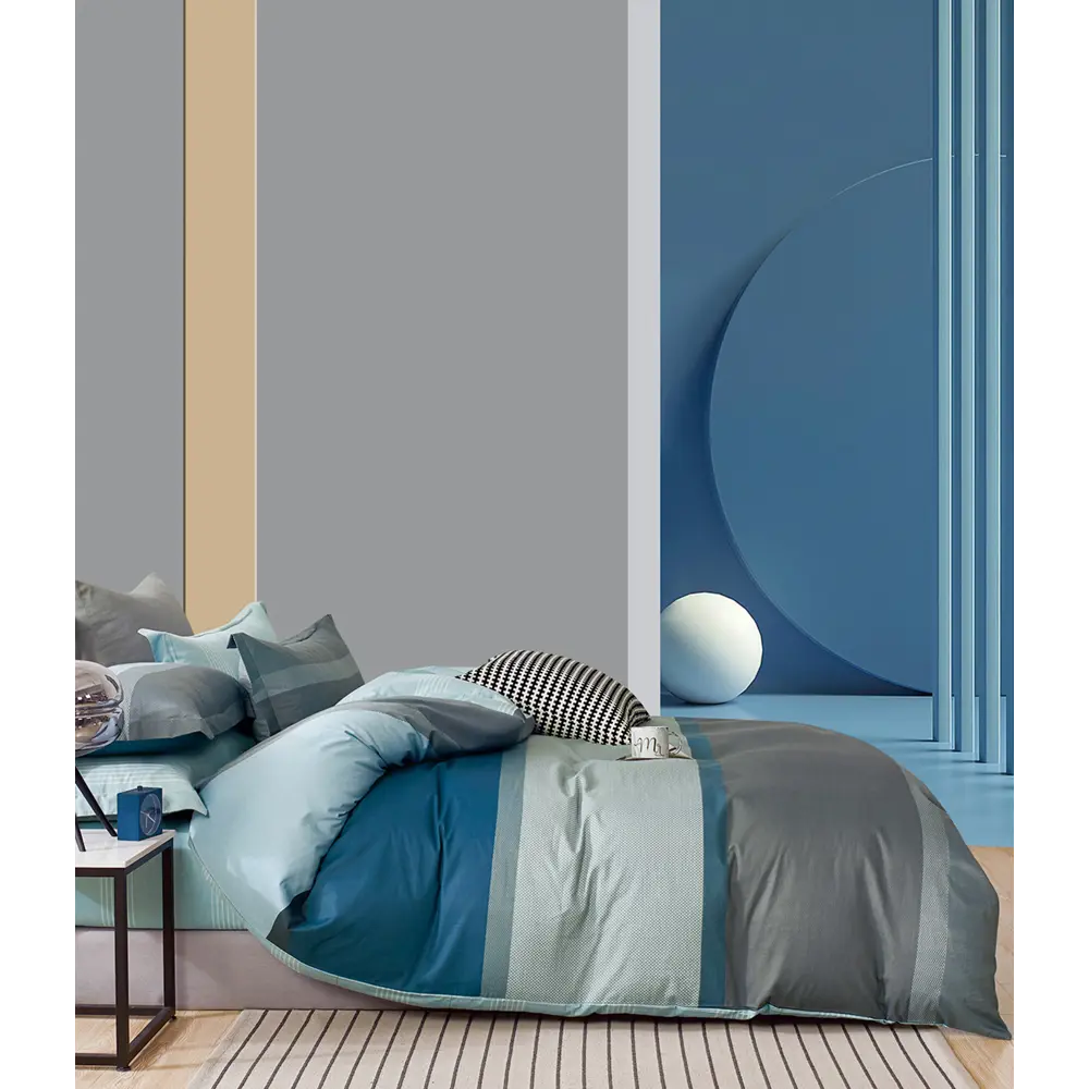 Фото Комплект постельного белья Tango Twill 1.5-спальный сатин наволочки 50x70 - 1 шт 70x70 - 1 шт цвет синий/серый/темно-серый/голубой TPIG4-1848 Фото Комплект постельного белья Tango Twill 1.5-спальный сатин наволочки 50x70 - 1 шт 70x70 - 1 шт цвет синий/серый/темно-серый/голубой TPIG4-1848