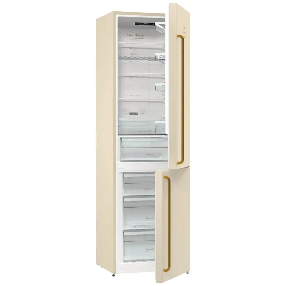 Фото 2 Холодильник Gorenje NRK 6202 CLI 60x200 см цвет слоновая кость Фото 2 Холодильник Gorenje NRK 6202 CLI 60x200 см цвет слоновая кость
