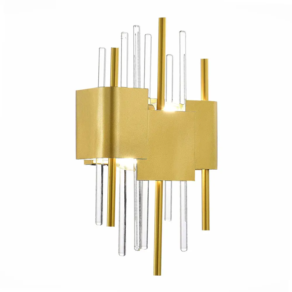 Фото 3 Настенный светильник ST LUCE SL1633.201.02 Olvera цвет золото Фото 3 Настенный светильник ST LUCE SL1633.201.02 Olvera цвет золото