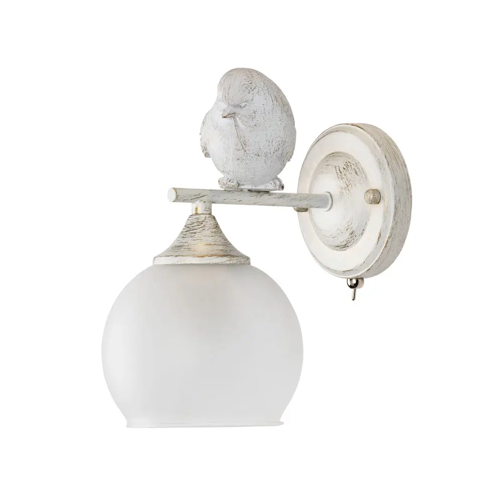 Фото Настенный светильник ARTE LAMP A2150AP-1WG цвет белый Фото Настенный светильник ARTE LAMP A2150AP-1WG цвет белый