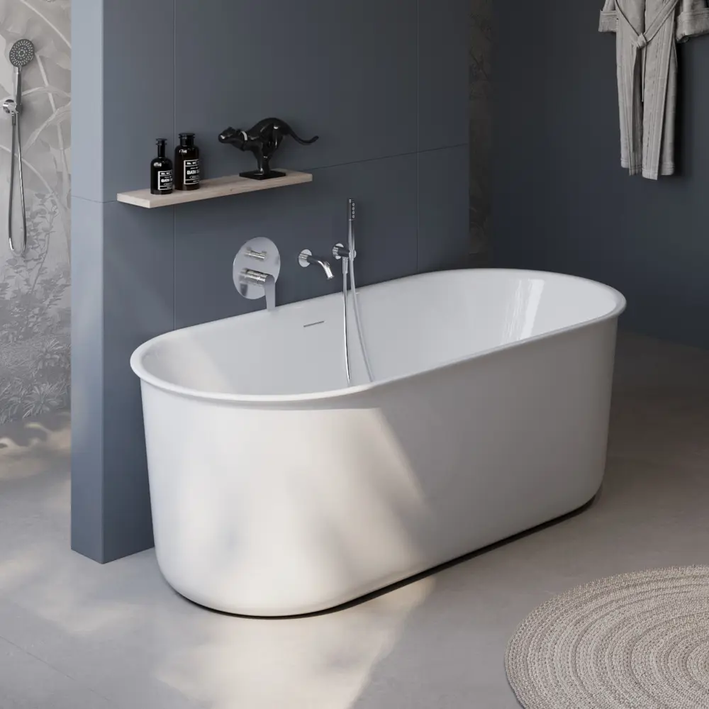 Фото Отдельностоящая ванна Belbagno BB709-1700-780 акрил 170.5x78см Фото Отдельностоящая ванна Belbagno BB709-1700-780 акрил 170.5x78см