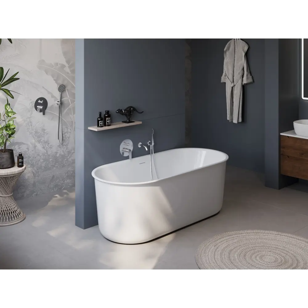 Фото 3 Отдельностоящая ванна Belbagno BB709-1700-780 акрил 170.5x78см Фото 3 Отдельностоящая ванна Belbagno BB709-1700-780 акрил 170.5x78см