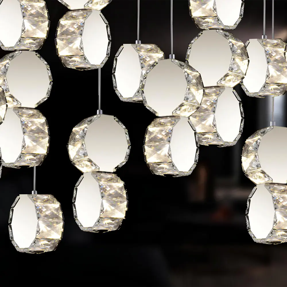 Фото 6 Светильник подвесной Crystal Lux Beso sp3 3 лампы 6 м² цвет хром Фото 6 Светильник подвесной Crystal Lux Beso sp3 3 лампы 6 м² цвет хром