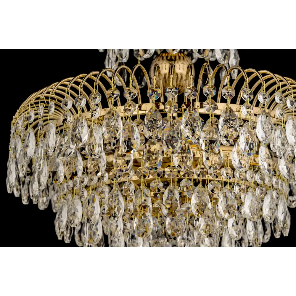 Фото 3 Люстра подвесная Arti lampadari Mineo gold Al_mineo_e_1.5.40.101_g 5 лампа 11.1 м² цвет золото, прозрачный Фото 3 Люстра подвесная Arti lampadari Mineo gold Al_mineo_e_1.5.40.101_g 5 лампа 11.1 м² цвет золото, прозрачный