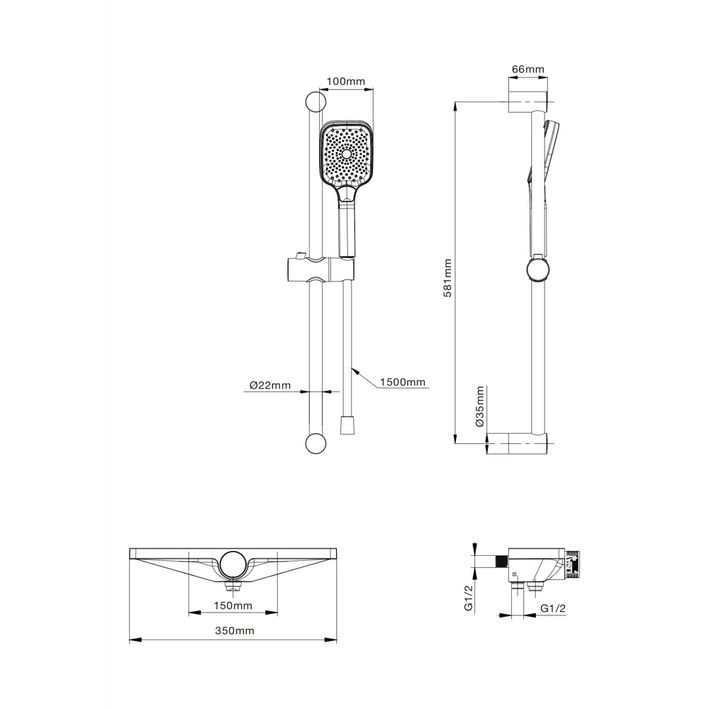 Фото 2 Смеситель для ванны Wonzon & woghand WW-B2551-A-CR цвет хром Фото 2 Смеситель для ванны Wonzon & woghand WW-B2551-A-CR цвет хром