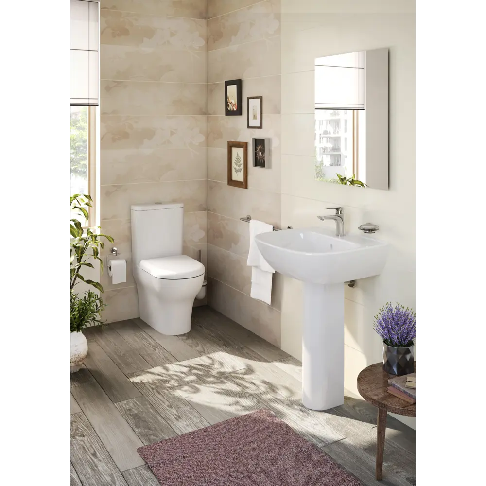 Фото 3 Унитаз-компакт Vitra 9012B003-7202 горизонтальный выпуск поворотный слив