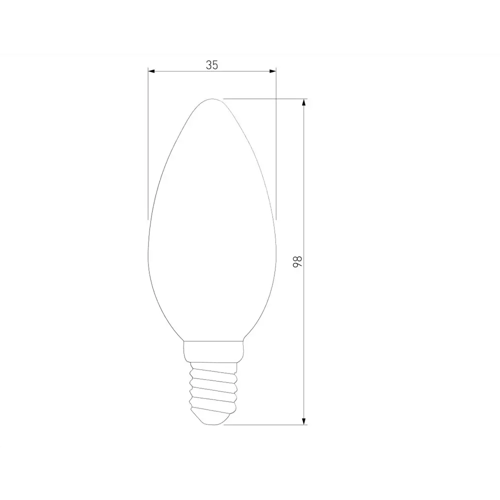 Фото 6 Светодиодная лампа Elektrostandard BLE1412 Свеча 7Вт 4200K E14 C35 прозрачный Фото 6 Светодиодная лампа Elektrostandard BLE1412 Свеча 7Вт 4200K E14 C35 прозрачный