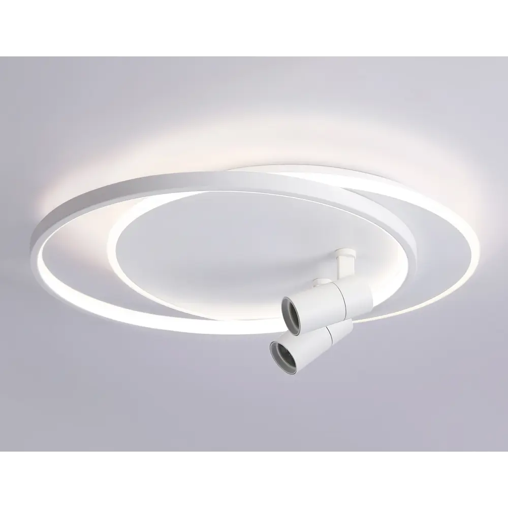 Фото 5 Люстра потолочная светодиодная Ambrella Light AMBR_FL51391 Linetech с пультом управления 20 м² регулируемый белый свет цвет белый Фото 5 Люстра потолочная светодиодная Ambrella Light AMBR_FL51391 Linetech с пультом управления 20 м² регулируемый белый свет цвет белый