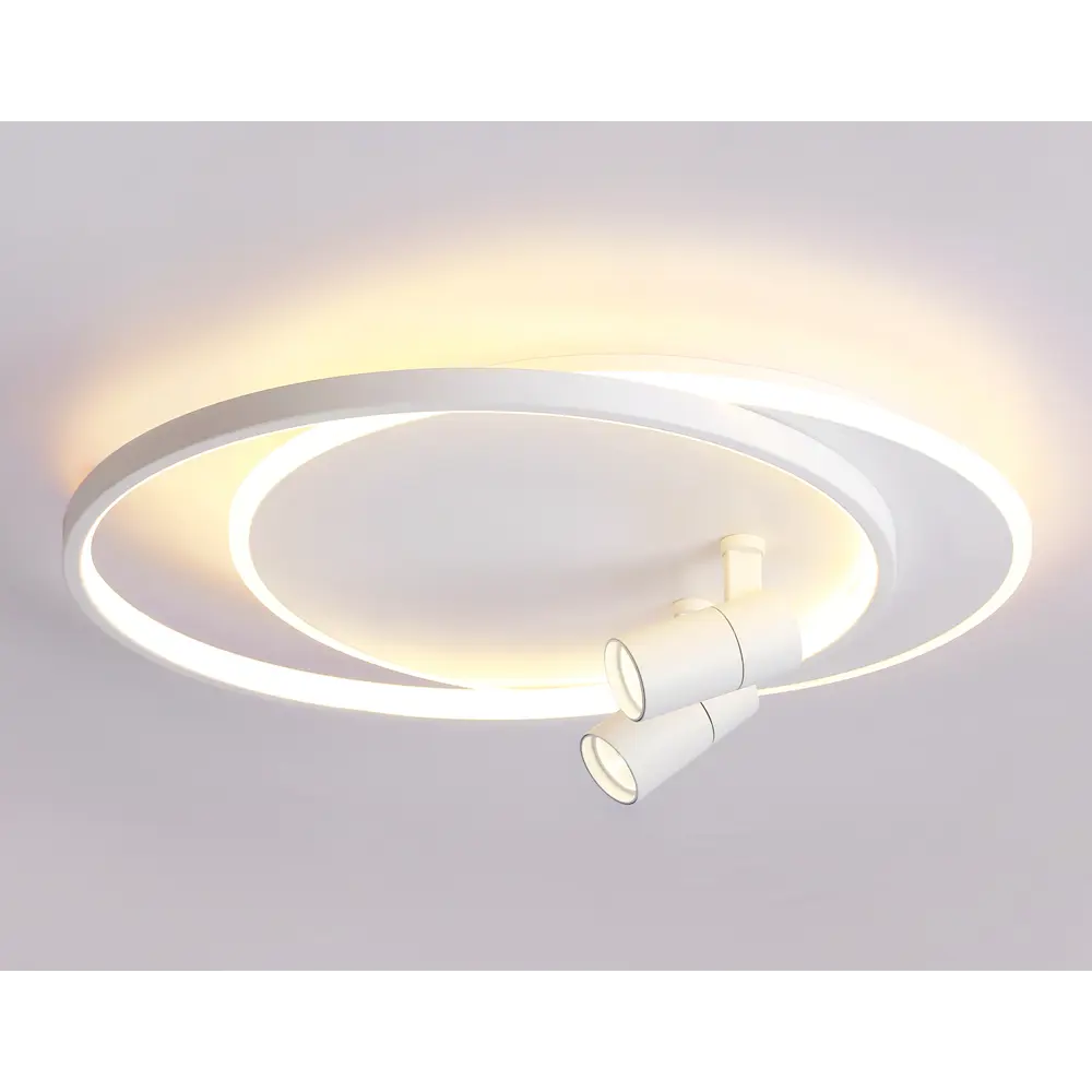 Фото 3 Люстра потолочная светодиодная Ambrella Light AMBR_FL51391 Linetech с пультом управления 20 м² регулируемый белый свет цвет белый Фото 3 Люстра потолочная светодиодная Ambrella Light AMBR_FL51391 Linetech с пультом управления 20 м² регулируемый белый свет цвет белый