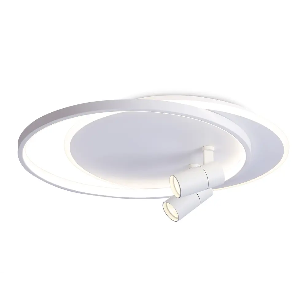 Фото Люстра потолочная светодиодная Ambrella Light AMBR_FL51391 Linetech с пультом управления 20 м² регулируемый белый свет цвет белый Фото Люстра потолочная светодиодная Ambrella Light AMBR_FL51391 Linetech с пультом управления 20 м² регулируемый белый свет цвет белый