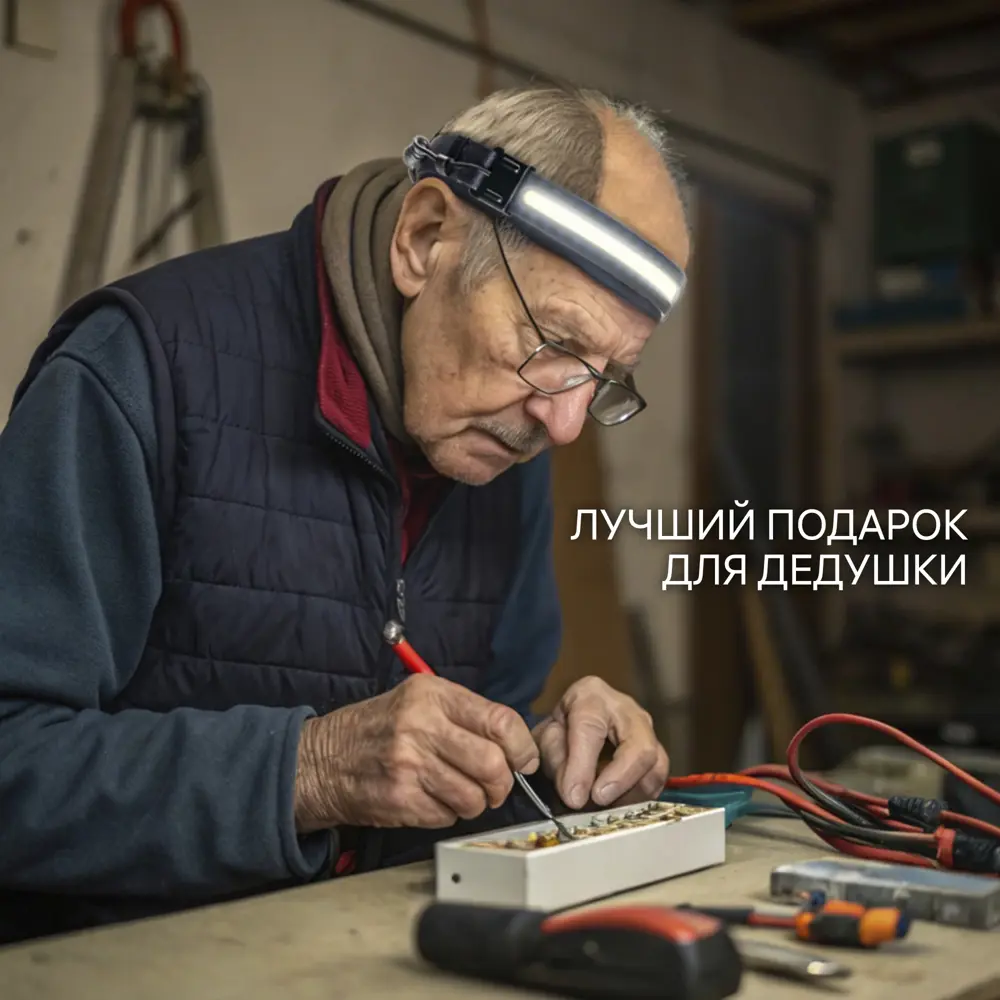 Фото 9 Фонарь налобный Ritter аккумуляторный 7 Вт 1200 мАч 300 Лм IP44