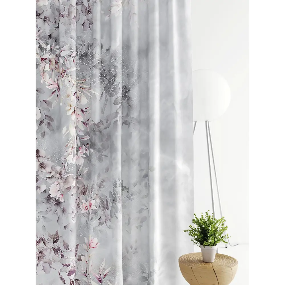 Фото 4 Штора на шторной ленте Comfy Way Линсти - 191 CW592191-270, 270x150 см, цвет серый Фото 4 Штора на шторной ленте Comfy Way Линсти - 191 CW592191-270, 270x150 см, цвет серый