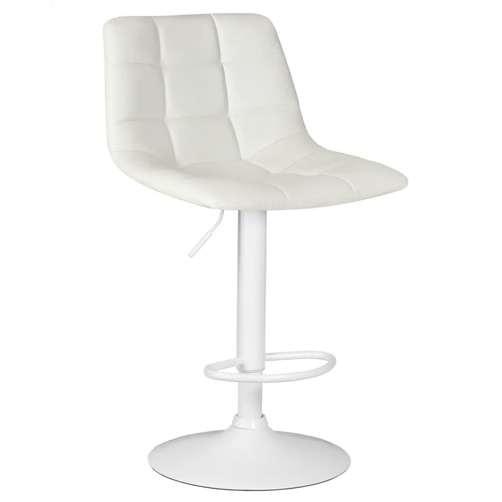 Фото 2 Барный стул Dobrin Tailor White LM 47x113x49 см искусственная кожа цвет белый
