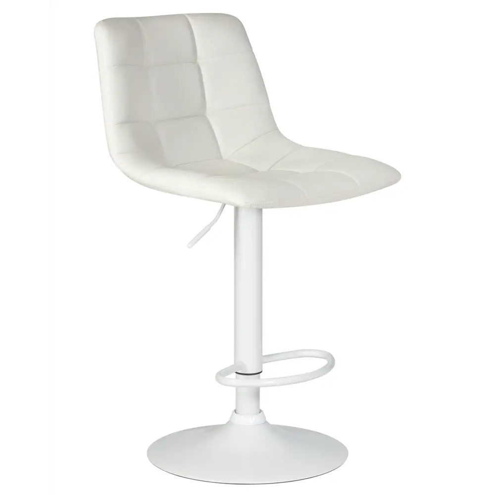 Фото 5 Барный стул Dobrin Tailor White LM 47x113x49 см искусственная кожа цвет белый