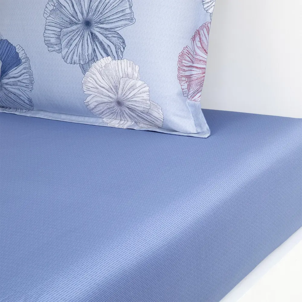 Фото 4 Комплект постельного белья 2-спальный Boss Ashleigh 32363, сатин, цвет синий Фото 4 Комплект постельного белья 2-спальный Boss Ashleigh 32363, сатин, цвет синий