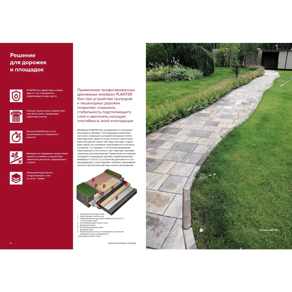 Фото 15 Гидроизоляция Технониколь Planter Geo 1x15м 15м² Фото 15 Гидроизоляция Технониколь Planter Geo 1x15м 15м²