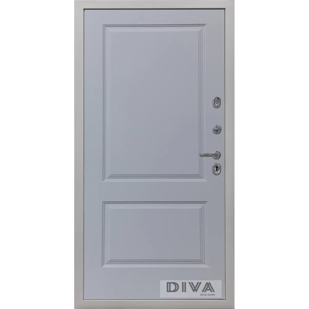 Фото 4 Входная дверь Diva МД-45 УТ-00075141 металлическая правая 205x96см цвет синий Фото 4 Входная дверь Diva МД-45 УТ-00075141 металлическая правая 205x96см цвет синий