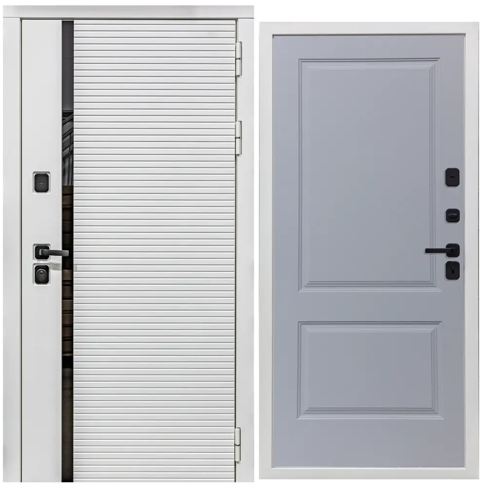 Фото Входная дверь STR 205x96см правый Д7 силк маус Фото Входная дверь STR 205x96см правый Д7 силк маус