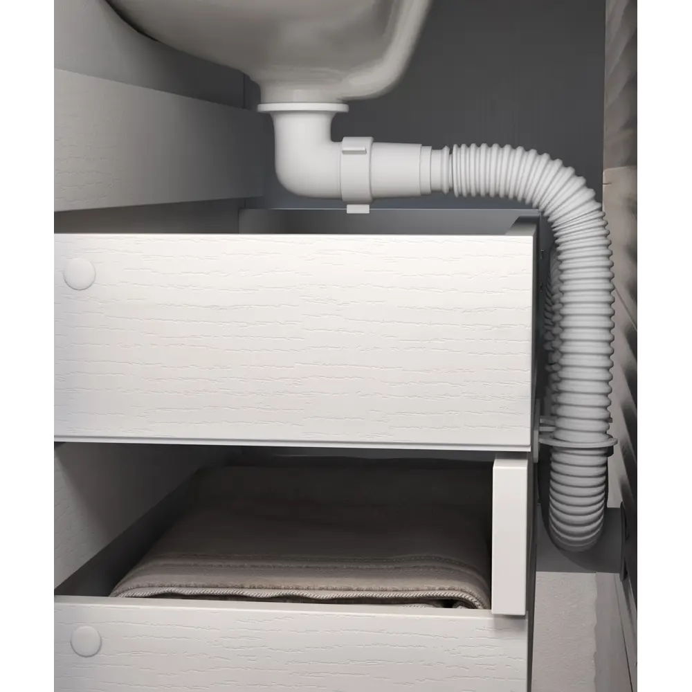 Фото 5 Тумба с раковиной подвесная Vigo Wing tp.WIN.BAL.60.2Y белый 60 см цвет белый Фото 5 Тумба с раковиной подвесная Vigo Wing tp.WIN.BAL.60.2Y белый 60 см цвет белый